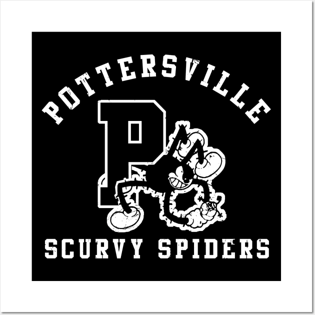 Pottersville Scurvy Spiders Wall Art by PopCultureShirts